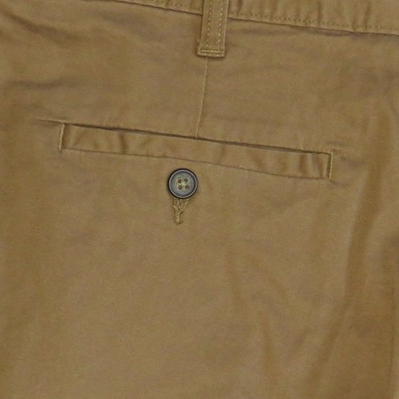 George* Men's 1.5" Belt Loop Multipocketed Flat Front Chocolate Shorts~ Size 38 - Picture 10 of 12